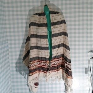 Silpada wool mix blanket shawl wrap